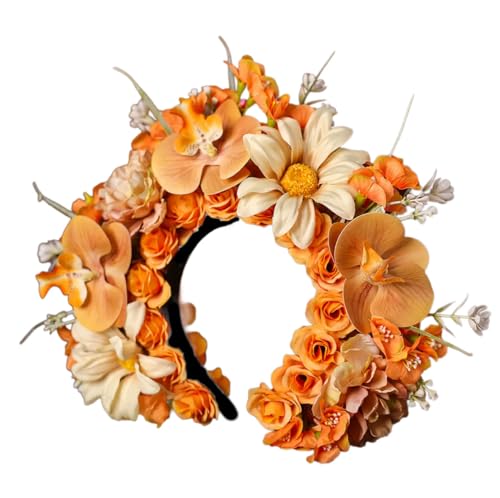 Wunderschöner Handgefertigter Blumen Stirnband Chinesischer Traditioneller Blumen Haarschmuck Geeignet Für Traditionelle Chinesische Kleidung von YiQinzcxg