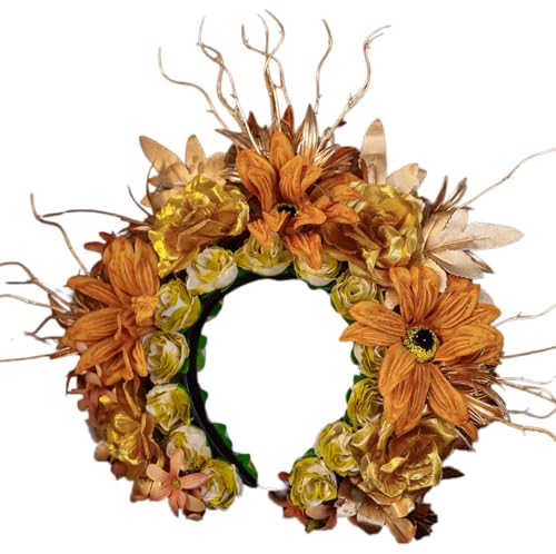 Wunderschöner Handgefertigter Blumen Stirnband Chinesischer Traditioneller Blumen Haarschmuck Geeignet Für Traditionelle Chinesische Kleidung von YiQinzcxg