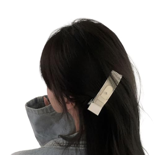 Y2K Haarspange für Teenager, schwarze Punk-Schnalle, Haarnadel, niedlicher Pony-Clip, Y2K-Kopfschmuck für Damen, Mädchen, Haarschmuck für Mädchen von YiQinzcxg