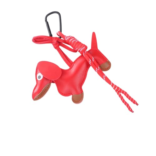 YiQinzcxg Einzigartige Stile Dackel Dackel Keychain Charm Anhänger Robuste PU Ledermaterialien Accessoire Für Tägliche Verwendung Stilvoller Outfits von YiQinzcxg
