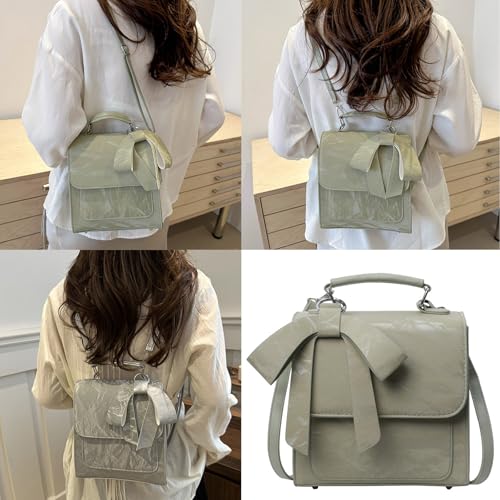 YiQinzcxg Elegante Bowknot Frauen Umhängetasche Vielseitige PU Leder Crossbody Taschen Freizeit Handabg Für Tägliche Nutzung Und Reise Crossbody Taschen Für Frauen von YiQinzcxg
