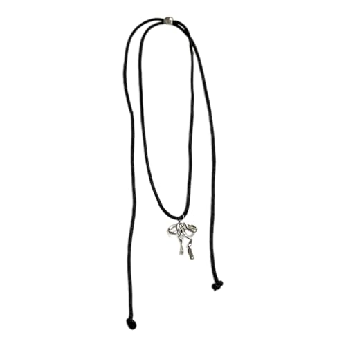 YiQinzcxg Elegante Schmetterlingsbringercharme Halskette Für Frauen Mädchen Verstellbarer Drawess Choker Pull String Heckchain Party Accessoires Täglicher Wea Schmuck Schmuck von YiQinzcxg