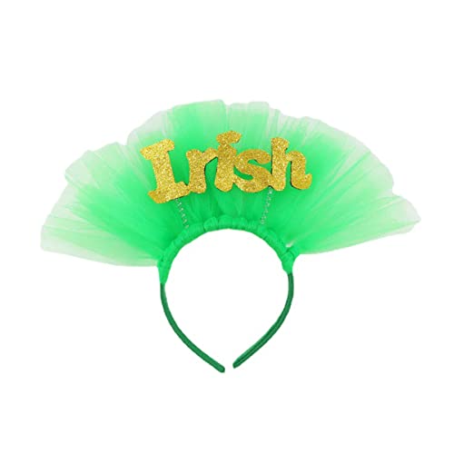YiQinzcxg Festtags-Stirnband, Patrick Day, dekoratives Haarband, Feiertags-Kopfschmuck, irischer Nationalfeiertag, Partykleid, Patrick-Stirnband von YiQinzcxg
