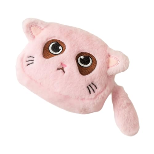 YiQinzcxg Katzen Formmünze Geldbörse Für Frauen Wechseln Brieftasche Mit Reißverschlüssen Kartenhalter Key Münzhalterbeutel Tragbare Make Up Taschen Katzen Coin Beutel von YiQinzcxg