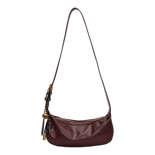 YiQinzcxg Kreative Achselbettbausbünde PU Leder Umhängetasche Frauenbeutel Mode Unterarm Geldbörsen Für Den Täglichen Gebrauch Und Die Raffinesse Alltags Geldbörse von YiQinzcxg