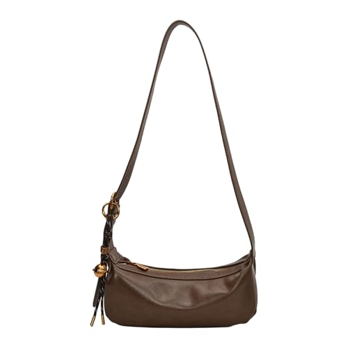 YiQinzcxg Kreative Achselbettbausbünde PU Leder Umhängetasche Frauenbeutel Mode Unterarm Geldbörsen Für Den Täglichen Gebrauch Und Die Raffinesse Alltags Geldbörse von YiQinzcxg