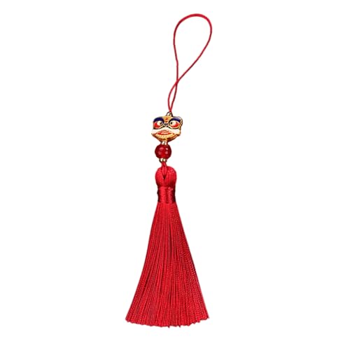 YiQinzcxg Mehrzweck Handgefertigtes Han Fu Accessoire Mit Luck Lions Tassels Accessoire Für Festivals Und Tägliche Freizeitkleidung von YiQinzcxg