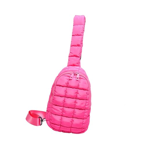 YiQinzcxg Mehrzweckfarbs Puffer Chest Tasche Mit Multipurpose Für Frauen Und Männer Gepolsterte Crossbody Geldbörse Rucksack Casual Crossbody Geldbeutel von YiQinzcxg