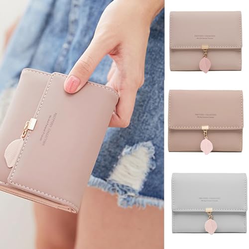 YiQinzcxg Multi Slot PU Brieftasche Für Frauen Girl ID Karten Kupplung Tasche Triufold Kreditkartenhalter Münze Geldbörse Kurztyp Brieftasche Tragbarer Stilvoller Geld Organizer von YiQinzcxg