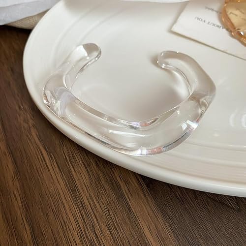 YiQinzcxg Open Harz Armreif Für Daily Wear Dopamin Retro Armband Stapelbar Schmuck Für Frauen Männer Trendy Geschenk Dopamin Open Armreif von YiQinzcxg