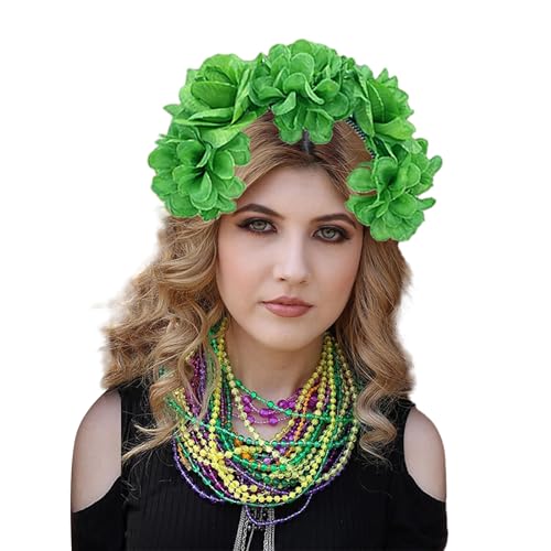 YiQinzcxg StPatricks Blumen-Haarband für Familientreffen, Karneval, Feiern, Requisiten, Haarnadel, traditionelles Festival-Thema, Haarklammer, festliches Stirnband von YiQinzcxg