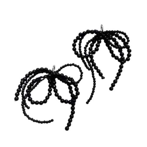 YiQinzcxg Stilvolle Bowknot Schuhschnalle Perlenbögen Geformte Schuhclip Vorräte Für Schlüsselbund Ohrringe Halshälfte Schmuck Making Werkzeug Frauen Schlüsselbund von YiQinzcxg