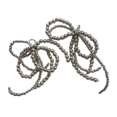 YiQinzcxg Stilvolle Bowknot Schuhschnalle Perlenbögen Geformte Schuhclip Vorräte Für Schlüsselbund Ohrringe Halshälfte Schmuck Making Werkzeug Frauen Schlüsselbund von YiQinzcxg