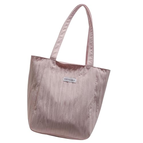 YiQinzcxg Stylish Cream Eimer Tasche Für Koreanische Look Der Studentischen College Look Single Tasche Casual Travel Handtasche Geräumige Innenraum Geräumiger Innenraum von YiQinzcxg