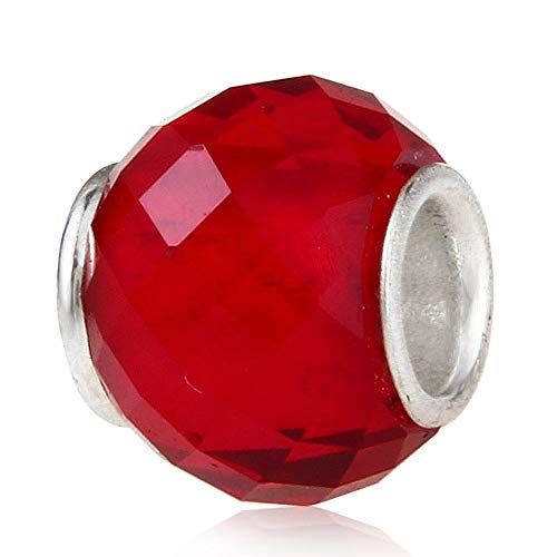 Murano Lampwork Glas-Charm, 925er-Sterlingsilber, Geburtsstein-Charm, Geburtstags-Charm, Jahrestag, Charm-Anhänger für Pandora-Charm-Armband, Alle, Glas Murano Lampwork Glas-Charm, 925er-Sterlingsilber, Geburtsstein-Charm, Geburtstags-Charm, Jahrestag, Charm-Anhänger für Pandora-Charm-Armband, Alle, Glas von YiRong Jewelry