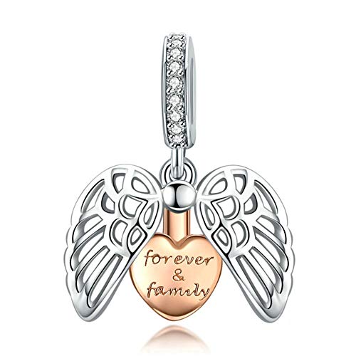 Forever Family Charm 925 Sterling Silber Flügel Charm Feder Charm Liebe Charm Jahrestag Charm für Pandora Charm Armband, Alle Forever Family Charm 925 Sterling Silber Flügel Charm Feder Charm Liebe Charm Jahrestag Charm für Pandora Charm Armband, Alle von YiRong Jewelry