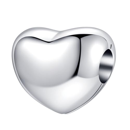 Herz-Clip-Charm, 925er-Sterlingsilber, Charm-Stopper, Charm-Schloss, Abstandshalter für Pandora-Charm-Armband, Sterling-Silber, Kein Stein Herz-Clip-Charm, 925er-Sterlingsilber, Charm-Stopper, Charm-Schloss, Abstandshalter für Pandora-Charm-Armband, Sterling-Silber, Kein Stein von YiRong Jewelry