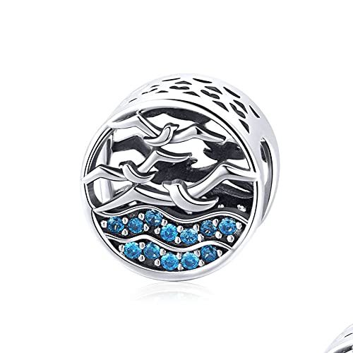 Meerjungfrauen-Charm, 925er-Sterlingsilber, Möwen, Muschel, Fisch, Krabben, Schildkröte, Pinguin für Pandora-Armband Meerjungfrauen-Charm, 925er-Sterlingsilber, Möwen, Muschel, Fisch, Krabben, Schildkröte, Pinguin für Pandora-Armband von YiRong Jewelry