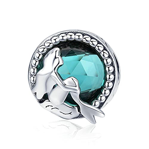 Meerjungfrauen-Charm, 925er-Sterlingsilber, Möwen, Muschel, Fisch, Krabben, Schildkröte, Pinguin für Pandora-Armband Meerjungfrauen-Charm, 925er-Sterlingsilber, Möwen, Muschel, Fisch, Krabben, Schildkröte, Pinguin für Pandora-Armband von YiRong Jewelry
