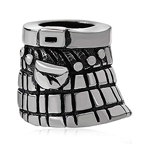 Charm-Anhänger Schottland-Rock, 925er Sterlingsilber, Symbol des Vereinigten Königreichs, für Pandora-Charm-Armbänder von YiRong Jewelry