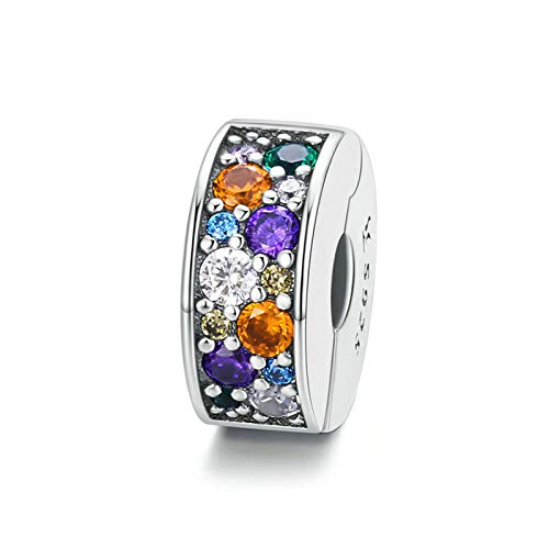 Kreuz-Charm, 925er-Sterlingsilber, Stopper-Charm-Clip, Abstandshalter, Charm für Pandora-Charm-Armband, Sterling-Silber Kreuz-Charm, 925er-Sterlingsilber, Stopper-Charm-Clip, Abstandshalter, Charm für Pandora-Charm-Armband, Sterling-Silber von YiRong Jewelry