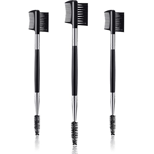 3PCS Wimpernkamm, YiXuTag 3-in-1-Augenbrauenbürste mit Kamm Doppelseiten für Frauen Make-up Kosmetik, Doppelseitige Kamm Augenbrauen Pinsel,Augenbrauen Wimpern Kamm, Schwarz 3PCS Wimpernkamm, YiXuTag 3-in-1-Augenbrauenbürste mit Kamm Doppelseiten für Frauen Make-up Kosmetik, Doppelseitige Kamm Augenbrauen Pinsel,Augenbrauen Wimpern Kamm, Schwarz von YiXuTag