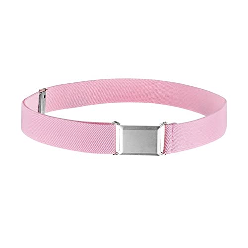 YiYaO Elastischer Stretchgürtel,Canvas Belt,Gürtel für Jungen Mädchen Verstellbar - Großer Elastischer Stretchgürtel mit einfacher Magnetschnalle für 2-15 jährige Jungen und Mädchen （Rosa） von Lupsty