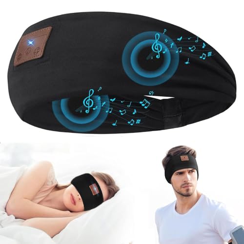 YiYunTE Schlafkopfhörer, Stirnband, Bluetooth, Schlafmaske, Kopfhörer, Geräuschunterdrückung, Schlaf-Stirnband, weiche Schlafkopfhörer, Männer und Frauen, Geschenke für Entspannung, Meditation, Sport, von YiYunTE