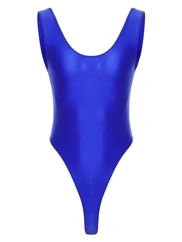 YiZYiF Herren Bodysuit Sexy Glänzend Stringbody Dessous Reizwäsche Glossy Tank Top Thong Leotard Einteiler Singlet Sportwear Blau XL YiZYiF Herren Bodysuit Sexy Glänzend Stringbody Dessous Reizwäsche Glossy Tank Top Thong Leotard Einteiler Singlet Sportwear Blau XL von YiZYiF