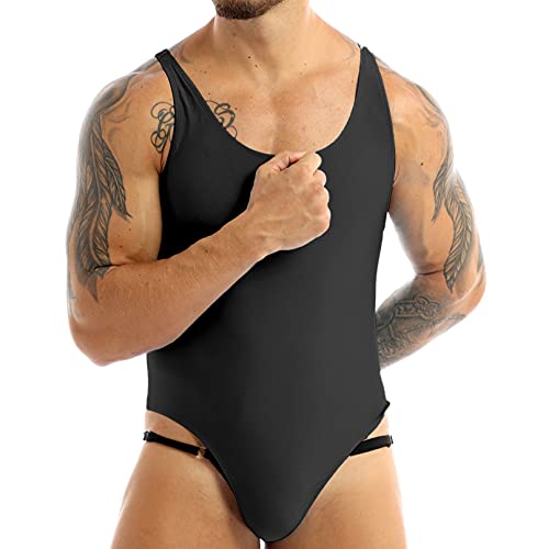 YiZYiF Herren Bodysuit Unterwäsche Einteiler Männer Overall Unterhemd Sport Fitness Bodybuilding Tank Top Schwarz C L YiZYiF Herren Bodysuit Unterwäsche Einteiler Männer Overall Unterhemd Sport Fitness Bodybuilding Tank Top Schwarz C L von YiZYiF