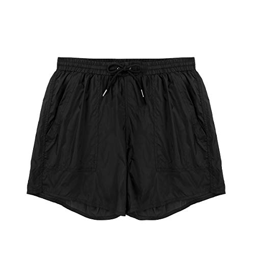 YiZYiF Herren Boxershorts Mesh Lange Bein Boxer Shorts Unterwäsche Männer Unterhose Trunks mit Transparent Effekt M-XL (Medium, B Schwarz Lange) von YiZYiF