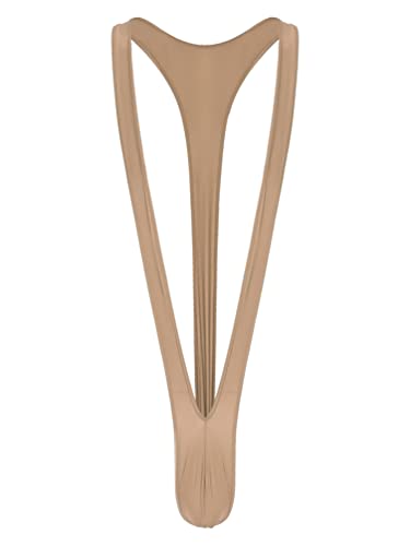 YiZYiF Herren Mankini Sexy Ouvert Nylon String Body V-Form Micro Slip Thong High Cut Erotische Unterwäsche Reizwäsche Kaffee M YiZYiF Herren Mankini Sexy Ouvert Nylon String Body V-Form Micro Slip Thong High Cut Erotische Unterwäsche Reizwäsche Kaffee M von YiZYiF