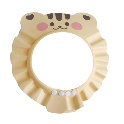 Yianyal Kleinkind-Duschhauben | niedliches Cartoon-Tier-Shampoo-Visier – verstellbares Kinder-Shampoo-Bad-Duschhut, Kinder-Badezimmer-Sicherheitsprodukte für Freunde und Familie von Yianyal