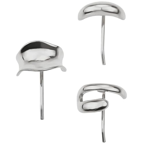 Yianyal Metall-Pferdeschwanz-Manschette, täglicher Haarschmuck, Pferdeschwanz-Halter – 3 x Metall-Haarspangen, dekorative Haarspangen für Damen und Mädchen von Yianyal