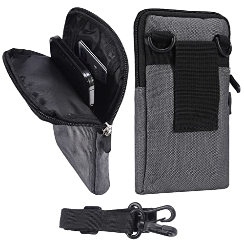Kleine Umhängetasche Herren mit Kartenfächer, Vertikal Gürteltasche Handy, Outdoor Sport Handytasche Geldbörse zum Umhängen Schwarz 6.9" Wandern Hüfttasche Bauchtasche Klein Crossbody Waist Belt Pouch Kleine Umhängetasche Herren mit Kartenfächer, Vertikal Gürteltasche Handy, Outdoor Sport Handytasche Geldbörse zum Umhängen Schwarz 6.9" Wandern Hüfttasche Bauchtasche Klein Crossbody Waist Belt Pouch von Yicheng Technology Ltd.