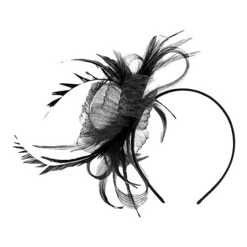 Yidueace Damen Fascinators,Fascinator Kopfbedeckung | Kleine Hüte Netzhauben Haarschmuck Täglich Damen Feste Kostümpartys Gesellschaftliche Anlässe Hochzeiten von Yidueace