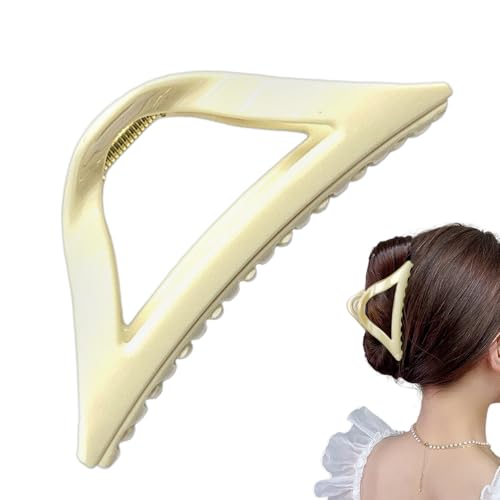 Yidueace Haarspangen für Styling - Mädchen Haaraccessoire | Modische Silikon Dreiecks-Krallenspange für Sport Freizeit Schule täglicher Einsatz von Yidueace