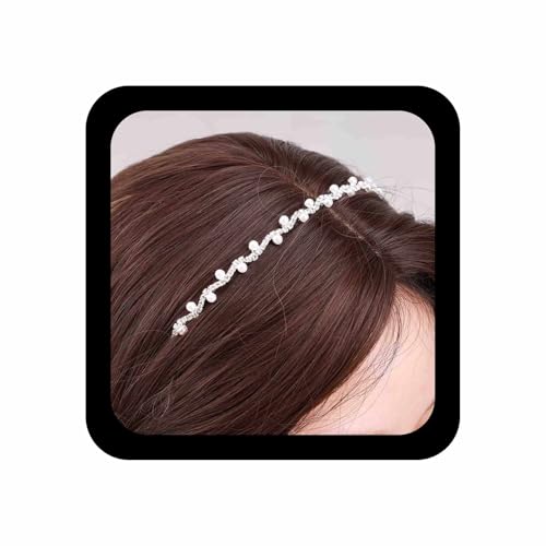 YienDoo CZ Strasssteine Hochzeit Stirnbänder Funkelnde Silber Kristall Krone Haarbänder Tiara Kunstperlen Strass Kopfschmuck Brautkrone Haarreifen Hochzeit Kopfschmuck für Frauen Mädchen YienDoo CZ Strasssteine Hochzeit Stirnbänder Funkelnde Silber Kristall Krone Haarbänder Tiara Kunstperlen Strass Kopfschmuck Brautkrone Haarreifen Hochzeit Kopfschmuck für Frauen Mädchen von YienDoo