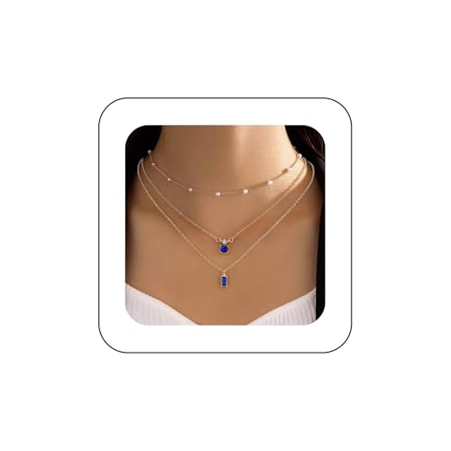 Yienate Boho Geschichtet Perle Kristall Choker Halskette Gold Winzige Perle Kette Choker Grün/blau Scheibe Quadrat Kristall Anhänger Halskette Mehrschichtige Strass Perlenkette Schmuck Für Frauen Yienate Boho Geschichtet Perle Kristall Choker Halskette Gold Winzige Perle Kette Choker Grün/blau Scheibe Quadrat Kristall Anhänger Halskette Mehrschichtige Strass Perlenkette Schmuck Für Frauen von Yienate