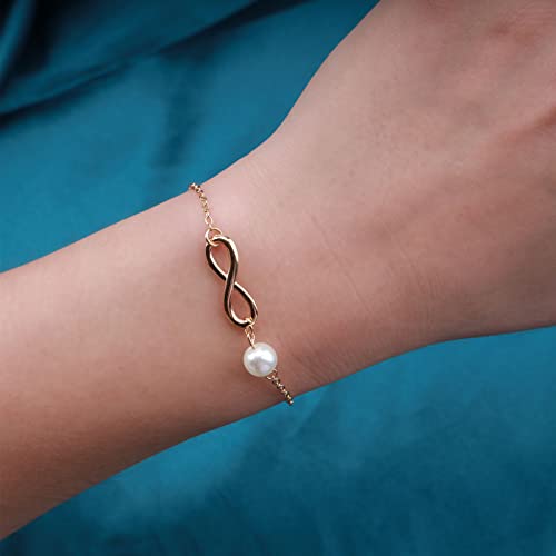 Yienate Einzigartige Tiny Pearl Unendliche Freundschaftsarmbänder Kette Gold Handkette Handgeschirr Zierliche Perlenverbindung Unendliche Freundschaft 8 Sklavenarmbänder Schmuck für Frauen Mädchen Yienate Einzigartige Tiny Pearl Unendliche Freundschaftsarmbänder Kette Gold Handkette Handgeschirr Zierliche Perlenverbindung Unendliche Freundschaft 8 Sklavenarmbänder Schmuck für Frauen Mädchen von Yienate