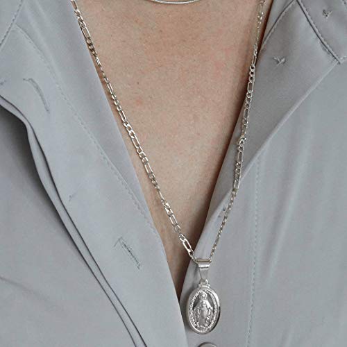 Yienate Fashion Halskette Kette Jungfrau Maria Anhänger Trend religiöse Halskette für Frauen und Mädchen (Silber) von Yienate