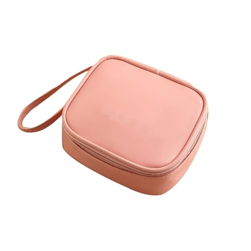 Yifaose Damen Münzbörse Mini Leder Geldbörse Damen mit Reißverschluss Kartenhalter Portemonnaie Herren Business Kreditkartentasche, rose, 15*13*6cm von Yifaose