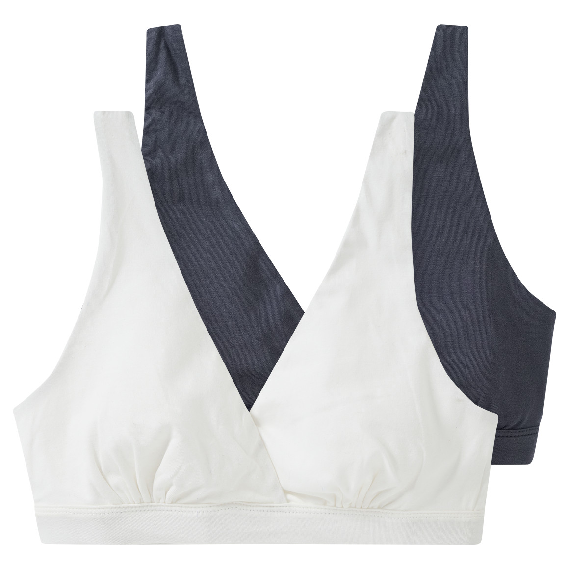 2 Mädchen Bustiers mit Bio-Baumwolle von Yigga