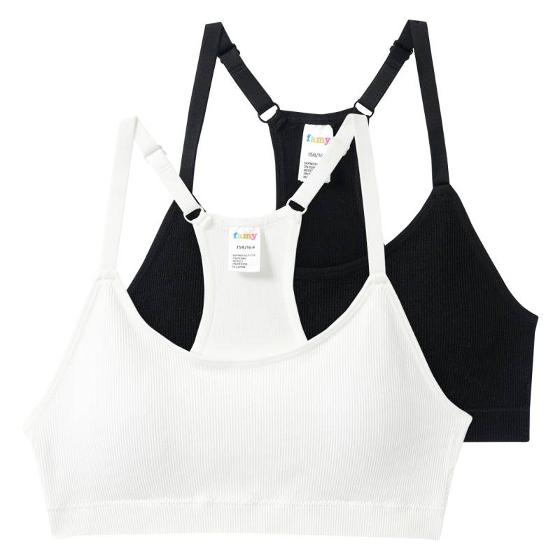 2 Mädchen Seamless-Bustiers mit Pads von Yigga