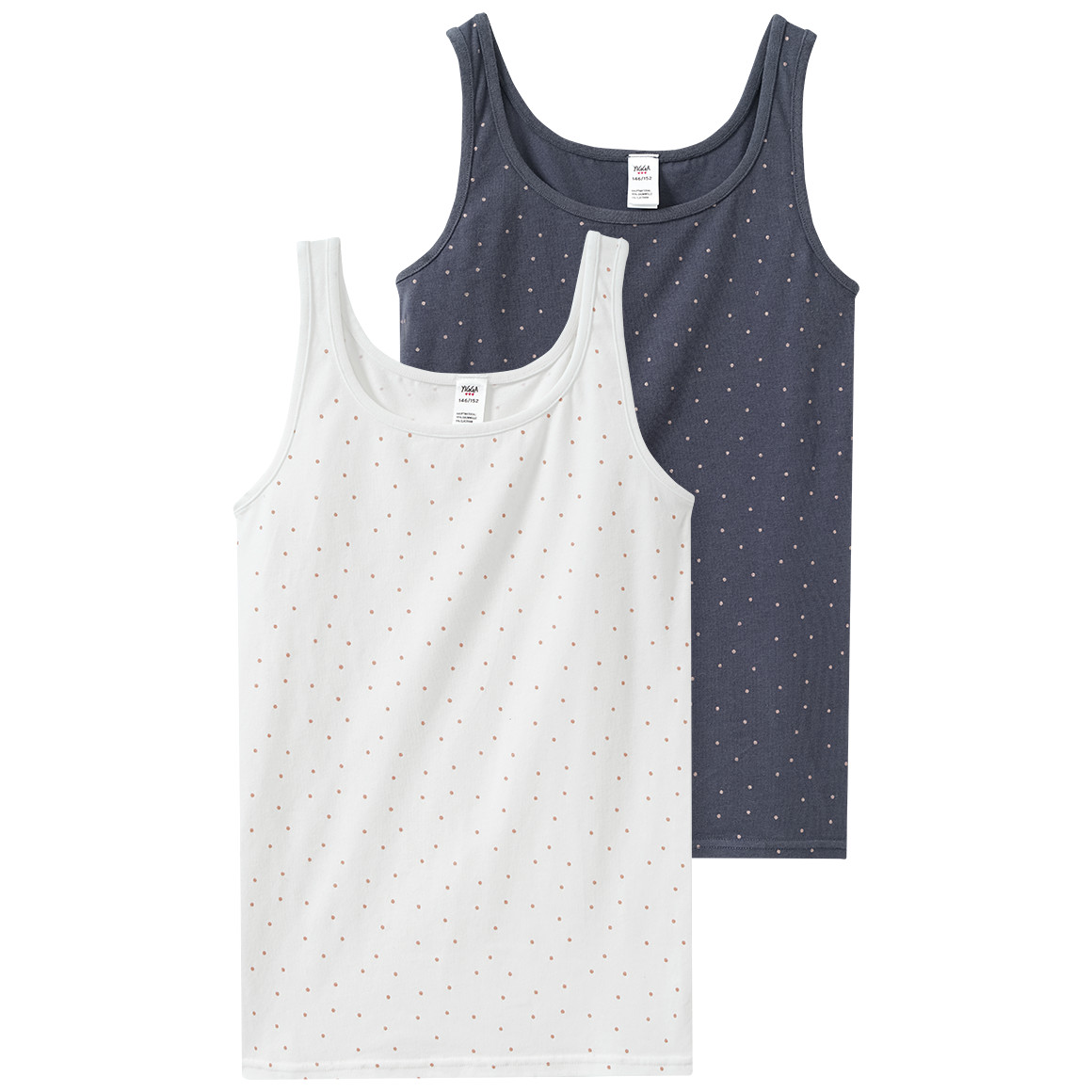 2 Mädchen Unterhemden im Set von Yigga