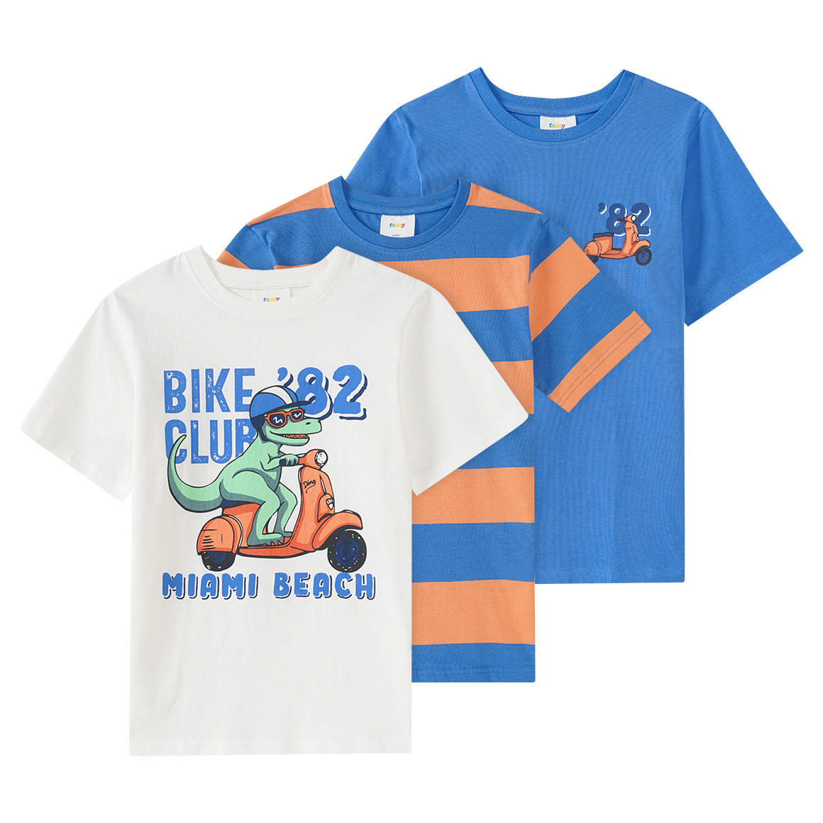 3 Jungen T-Shirts in verschiedenen Dessins von Yigga