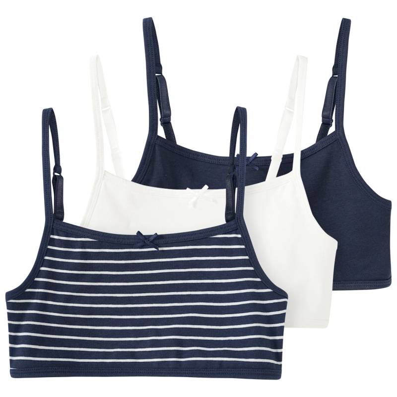 3 Mädchen Bustiers mit Bio-Baumwolle von Yigga
