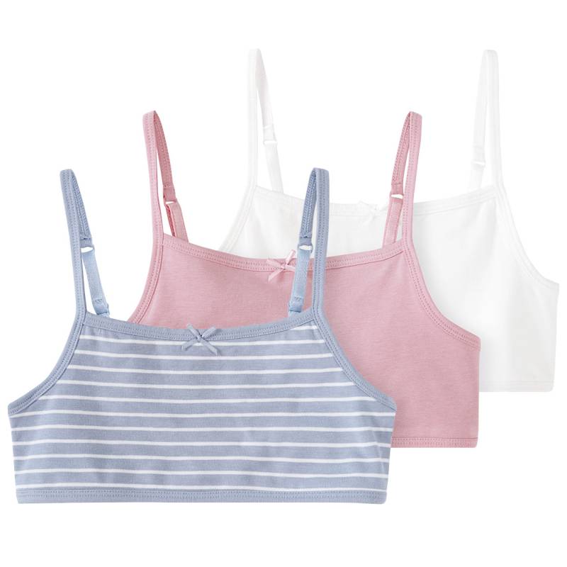 3 Mädchen Bustiers mit Bio-Baumwolle von Yigga