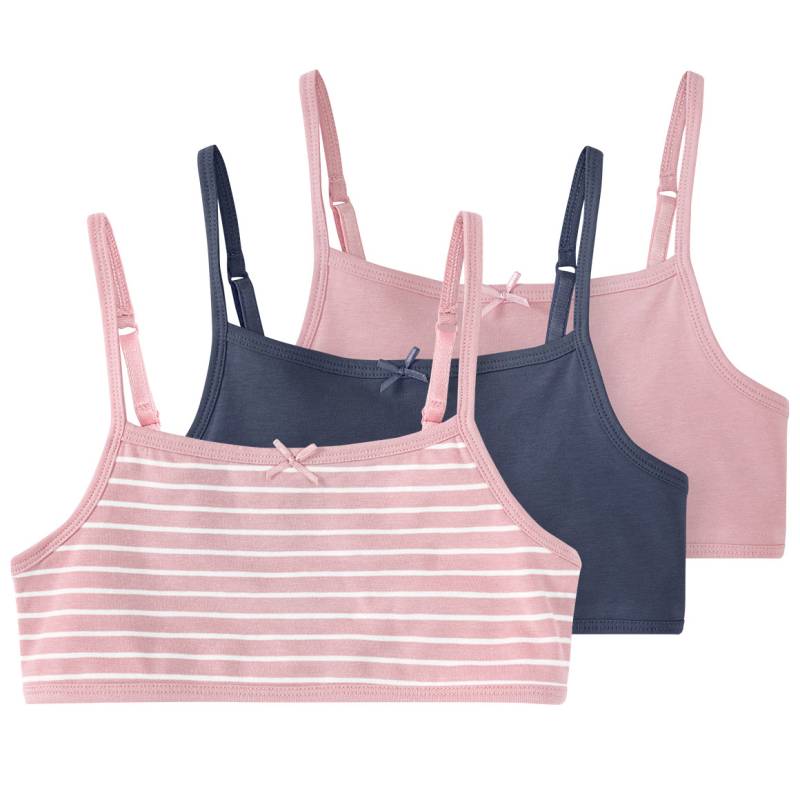 3 Mädchen Bustiers mit Bio-Baumwolle von Yigga