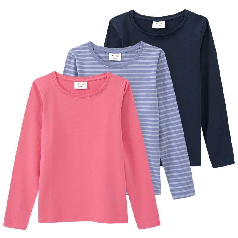3 Mädchen Langarmshirts im Set von Yigga